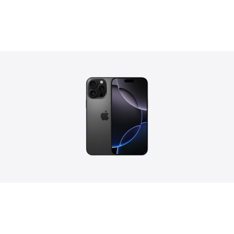 iPhone 16 Pro Max 1 TB na cor Titânio Preto — Novo